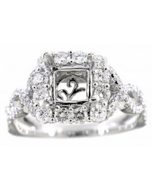 SEMI MOUNT ENGAGEMENT RING (TR521)