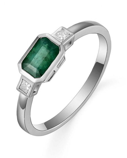 EMERALD CUT DIAMOND RING (TR5250)