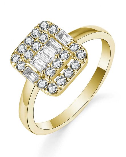 BAGUETTE DIAMOND RING (TR5372)