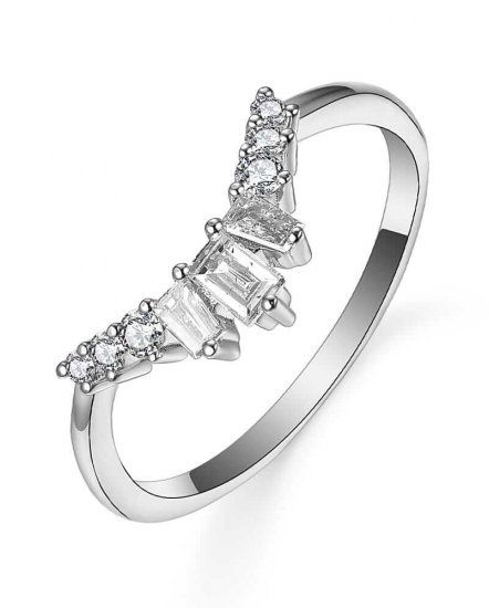 BAGUETTE DIAMOND CURVED BAND (TR5376)