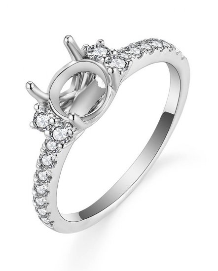 SEMI MOUNT DIAMOND ENGAGEMENT RING (TR5433)
