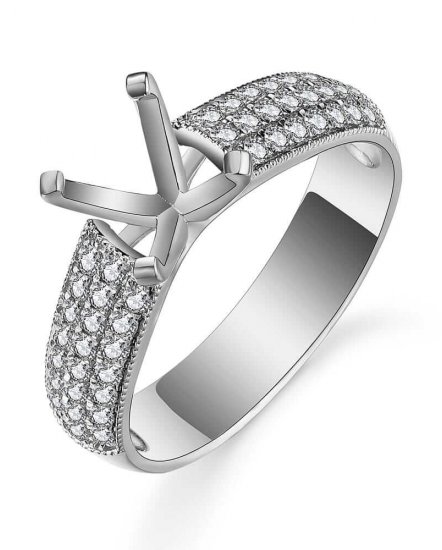 SEMI MOUNT DIAMOND ENGAGEMENT RING (TR5444)
