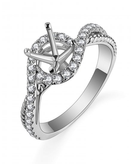 SEMI MOUNT DIAMOND ENGAGEMENT RING (TR5472)