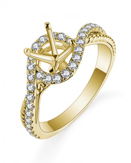 SEMI MOUNT DIAMOND ENGAGEMENT RING (TR5472)