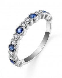 SAPPHIRE DIAMOND BAND (TR5477)