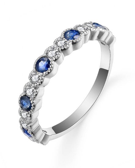 SAPPHIRE DIAMOND BAND (TR5477)