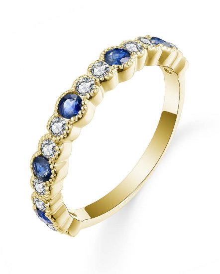 SAPPHIRE DIAMOND BAND (TR5477)