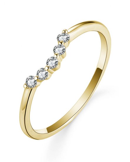 CURVED STYLE DIAMOND BAND (TR5482)