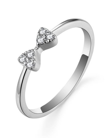 BOW STYLE DIAMOND RING (TR5507)