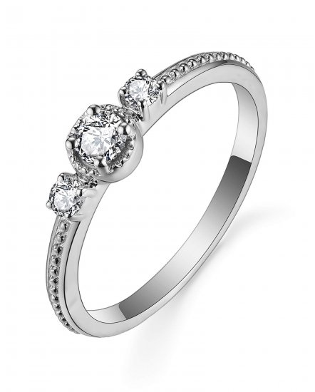 THREE STONE DIAMOND RING (TR5519)