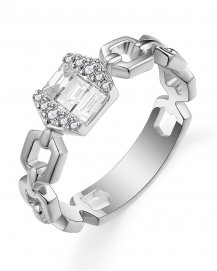 BAGUETTE DIAMOND RING (TR5522)