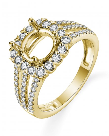 SEMI MOUNT DIAMOND ENGAGEMENT RING (TR5526)
