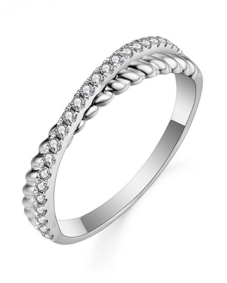 CRISS CROSS STYLE DIAMOND BAND (TR5535)