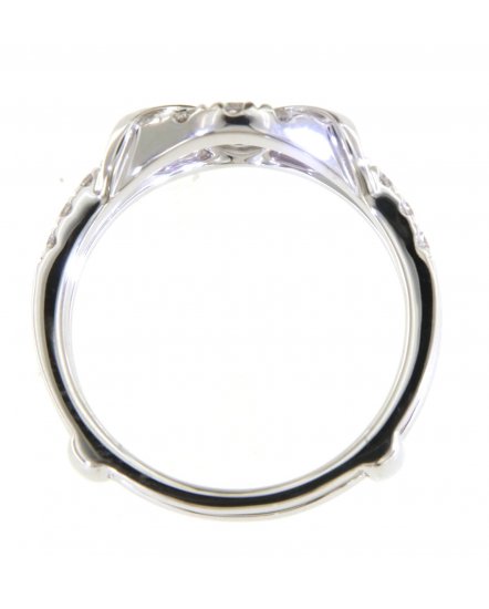 CURVED STYLE ENHANCER DIAMOND RING (TR5548)