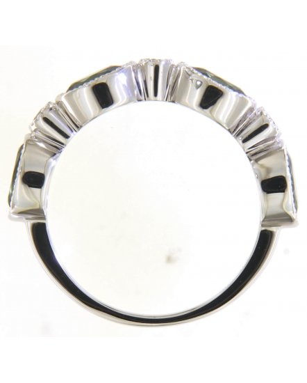 OVAL SAPPHIRE DIAMOND BAND (TR5573)