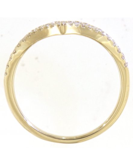 CURVED V SHAPE DIAMOND BAND (TR5613)