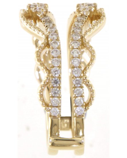 CURVED STYLE ENHANCER DIAMOND RING (TR5617)