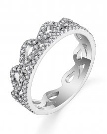 PEAR STYLE DIAMOND BAND (TR5657)