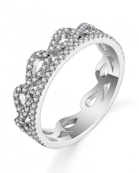 PEAR STYLE DIAMOND BAND (TR5657)