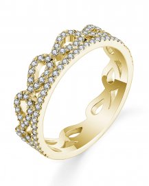 PEAR STYLE DIAMOND BAND (TR5657)