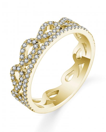 PEAR STYLE DIAMOND BAND (TR5657)