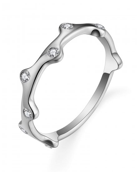 WAVY STYLE DIAMOND BAND (TR5664)