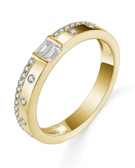 BAGUETTE DIAMOND BAND (TR5666)