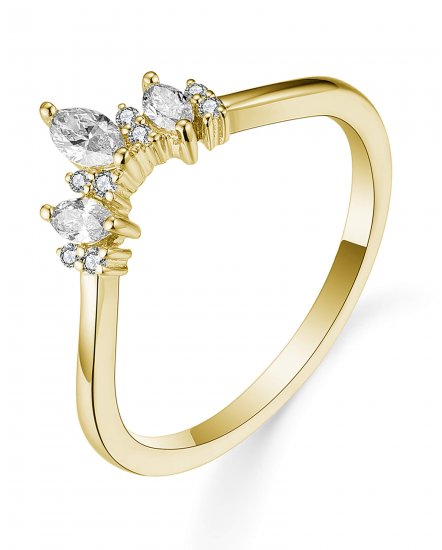 MARQUISE DIAMOND CURVED BAND (TR5686)