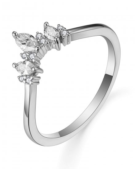MARQUISE DIAMOND CURVED BAND (TR5686)