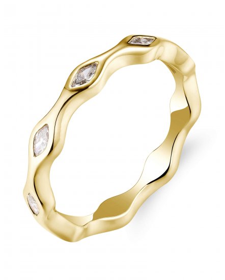 WAVY STYLE MARQUISE DIAMOND BAND (TR5711)