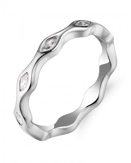 WAVY STYLE MARQUISE DIAMOND BAND (TR5711)