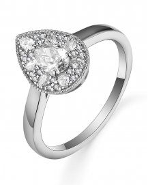 PEAR DIAMOND ENGAGEMENT RING (TR5728)