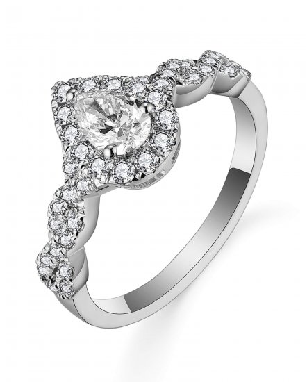 PEAR DIAMOND ENGAGEMENT RING (TR5730)