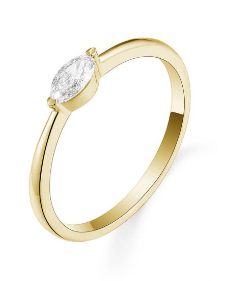 MARQUISE SOLITAIRE DIAMOND RING (TR5735)