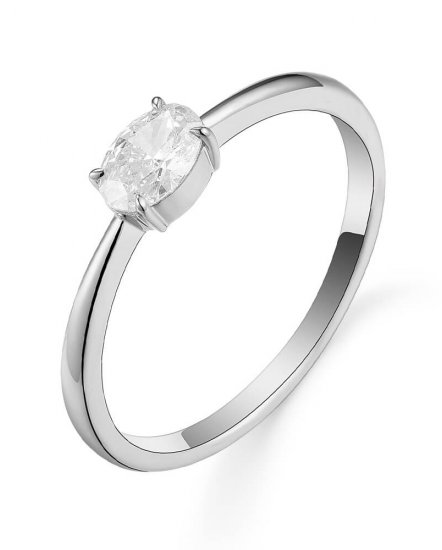 OVAL SOLITAIRE DIAMOND RING (TR5736)