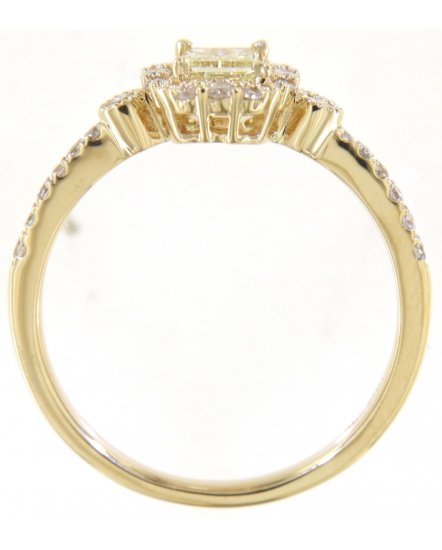 PRINCESS CUT DIAMOND ENGAGEMENT RING (TR5738)