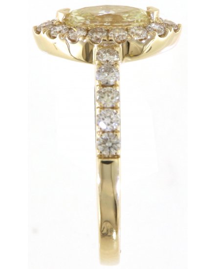 MULTI TONE MARQUISE DIAMOND ENGAGEMENT RING (TR5744)