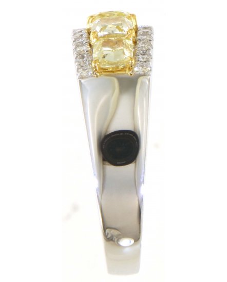 MULTI TONE CUSHION DIAMOND BAND (TR5748)