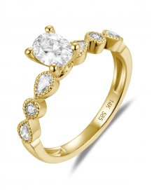 OVAL DIAMOND ENGAGEMENT RING (TR5758)