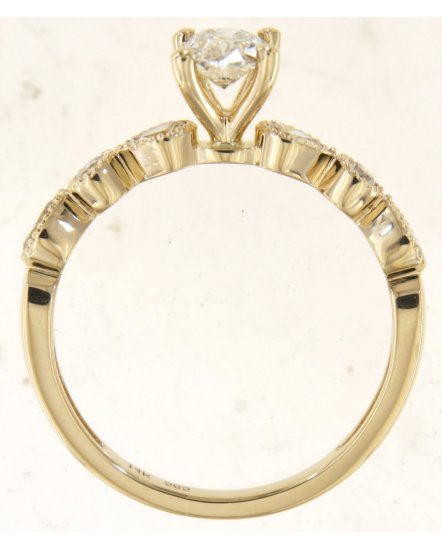 OVAL DIAMOND ENGAGEMENT RING (TR5758)