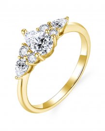 PEAR DIAMOND ENGAGEMENT RING (TR5761)