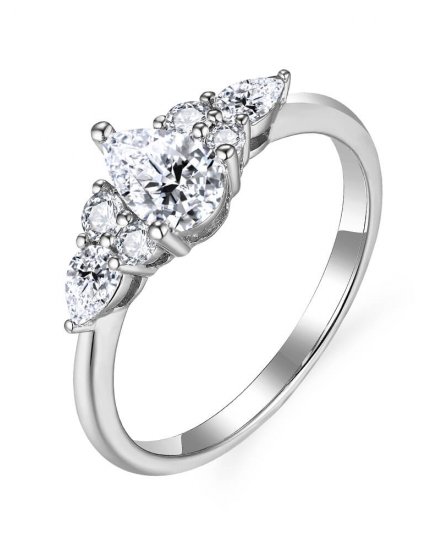PEAR DIAMOND ENGAGEMENT RING (TR5761)