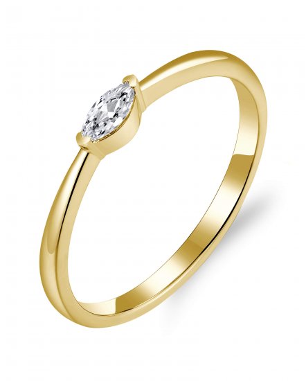 MARQUISE SOLITAIRE DIAMOND RING (TR5763)