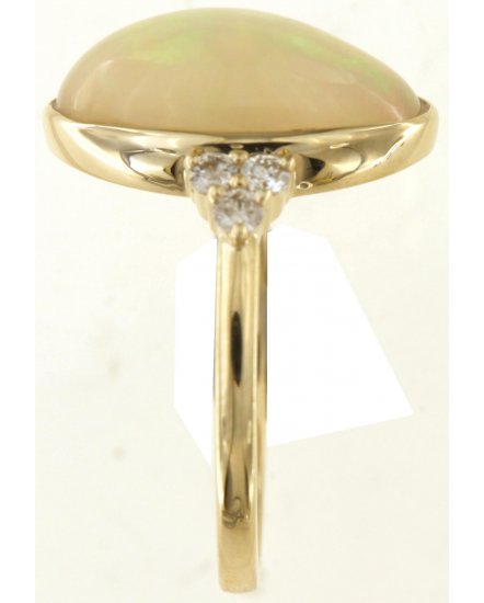 OVAL OPAL DIAMOND RING (TR5774)