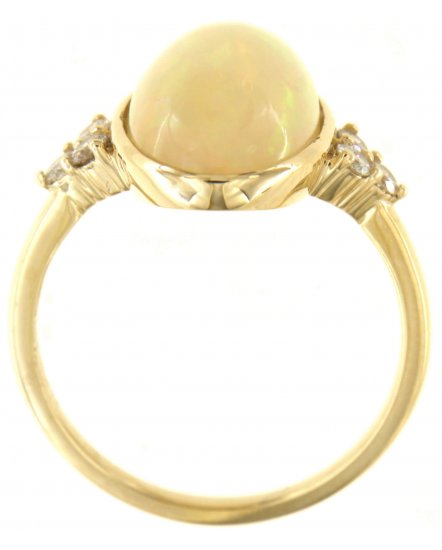 OVAL OPAL DIAMOND RING (TR5774)
