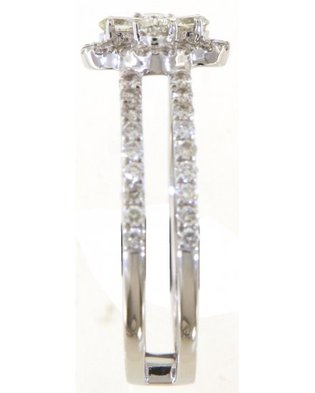 FLORAL STYLE PEAR DIAMOND RING (TR5801)