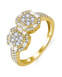 BAGUETTE DIAMOND RING (TR5816)