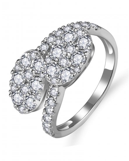 OVAL STYLE BYPASS DIAMOND RING (TR5817)