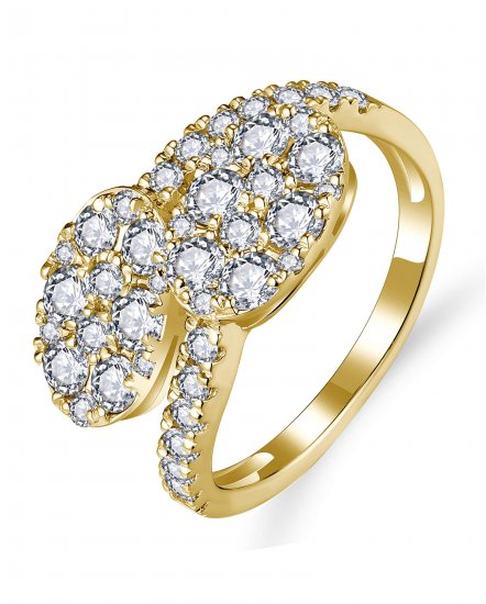 OVAL STYLE BYPASS DIAMOND RING (TR5817)