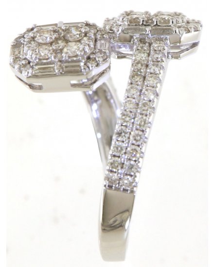 BYPASS BAGUETTE DIAMOND RING (TR5818)